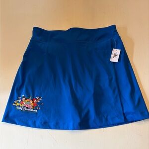 Blue Walt Disney World Women's Skirt/ Skort Size Medium Mickey Minnie Goofy